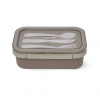 Lunch box Fissman 800 ml z 2 komorami i stalowym pojemnikiem